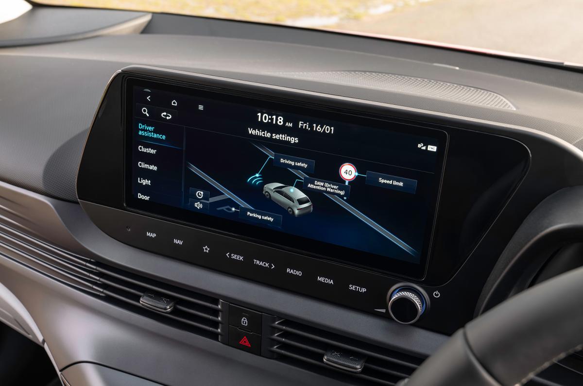 Hyundai i20 touchscreen