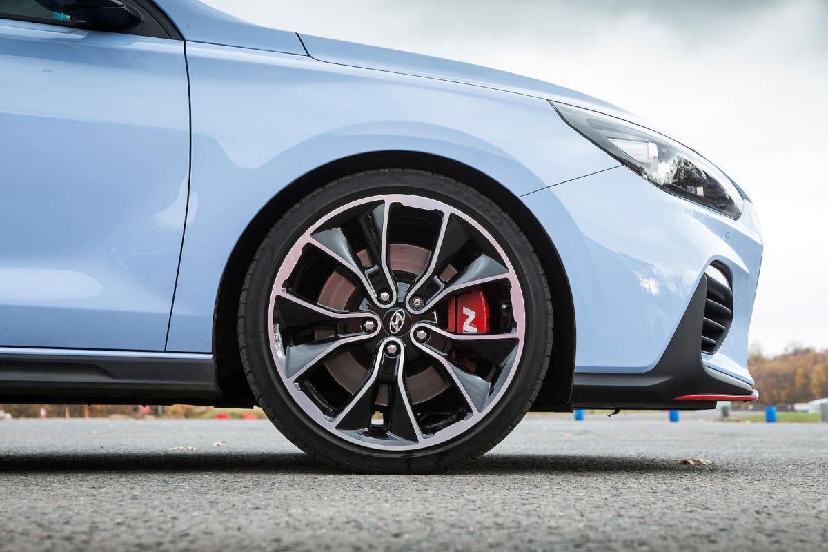 Hyundai i30 N alloy wheel detail