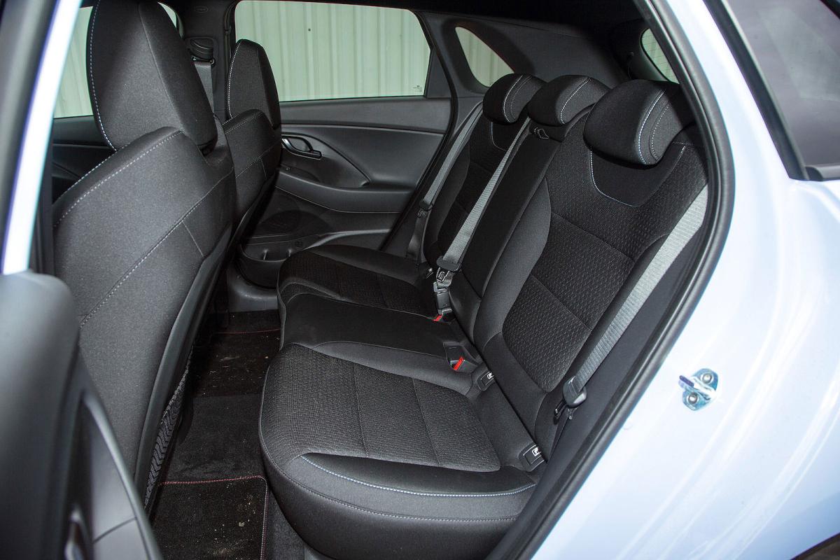 Hyundai i30 N interior back seats