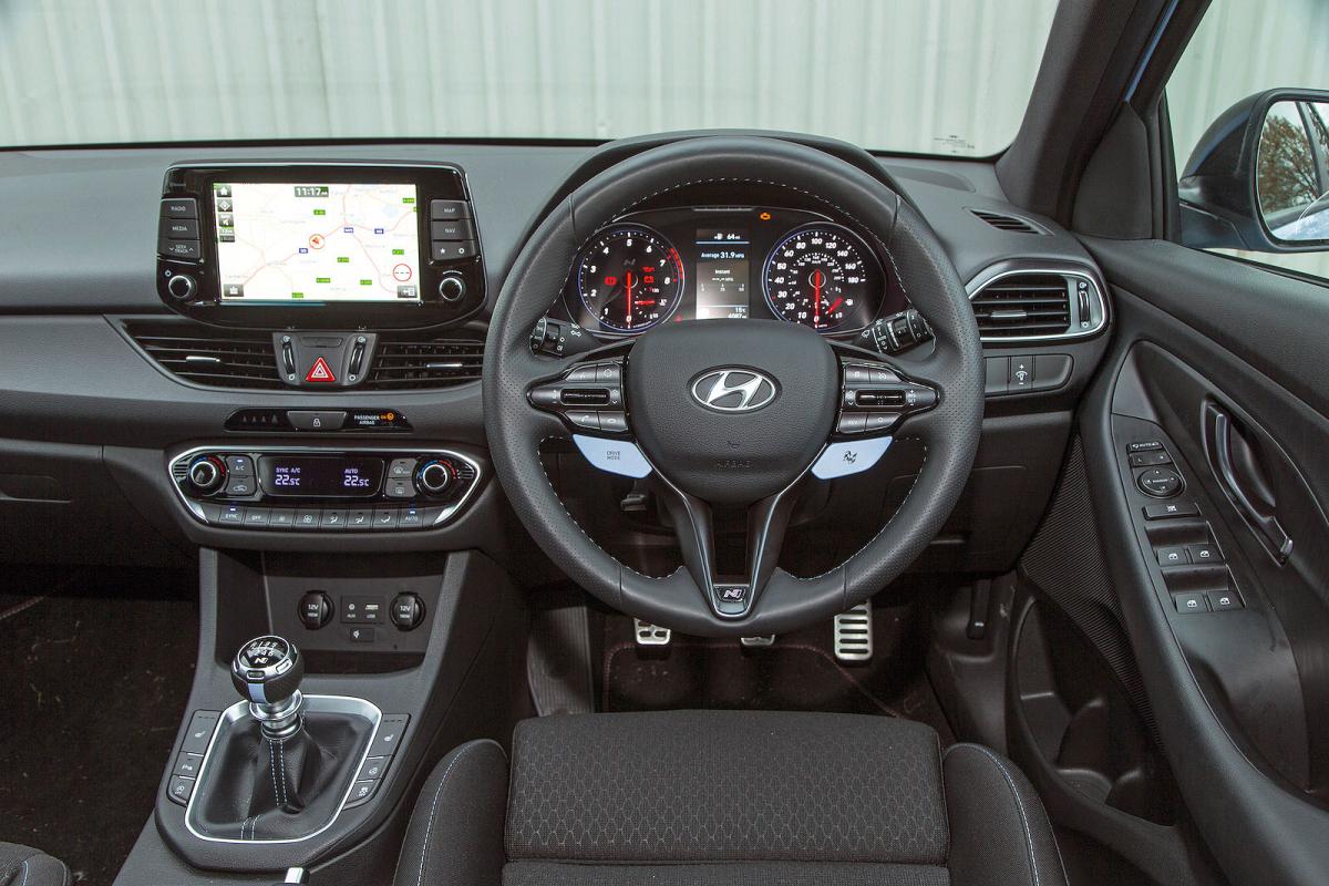 Hyundai i30 N interior dashboard