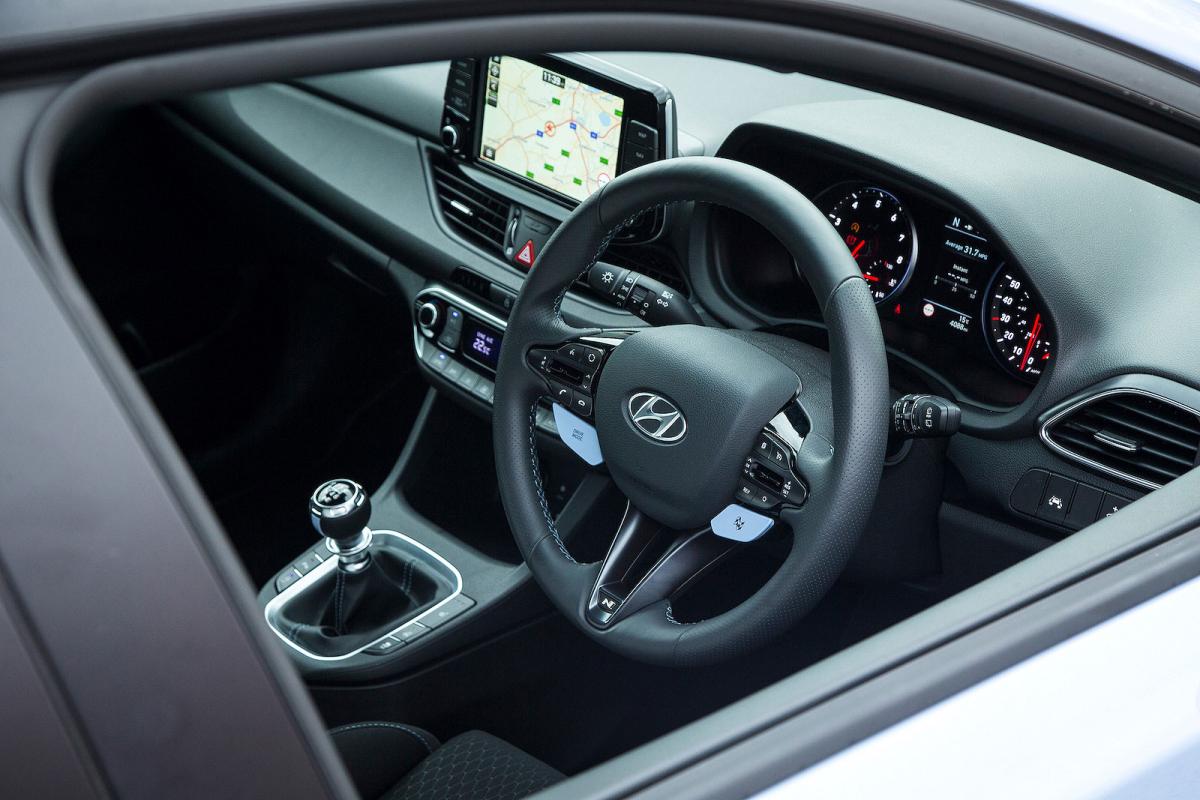 Hyundai i30 N steering wheel