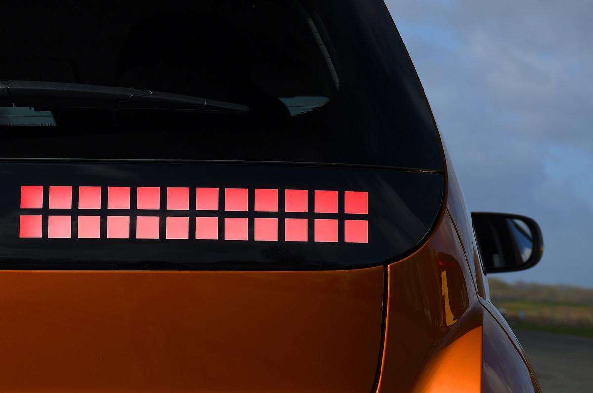 Hyundai Inster rear light detail