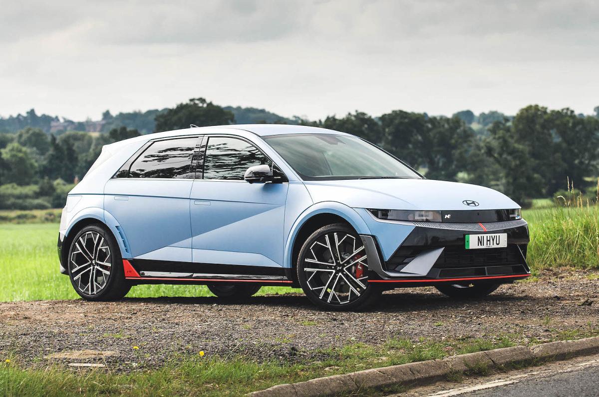 Hyundai Ioniq 5 N front right static