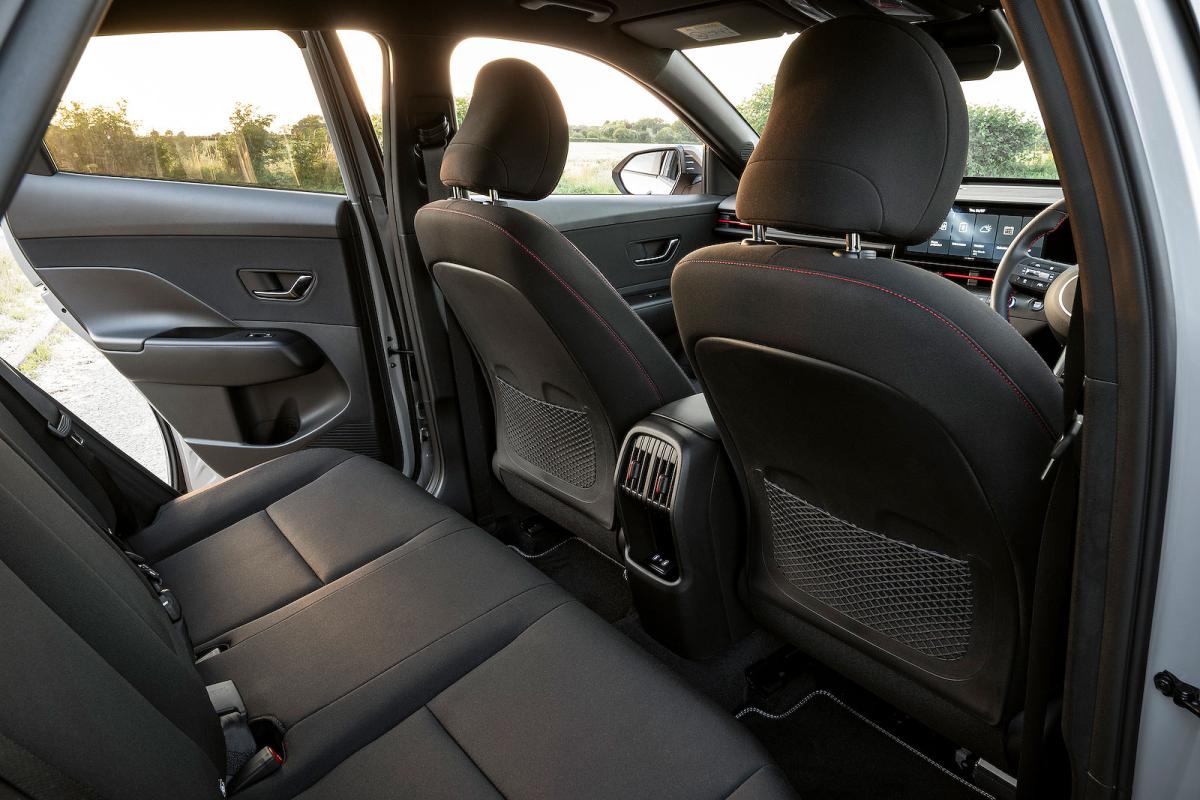 Hyundai Kona back seats