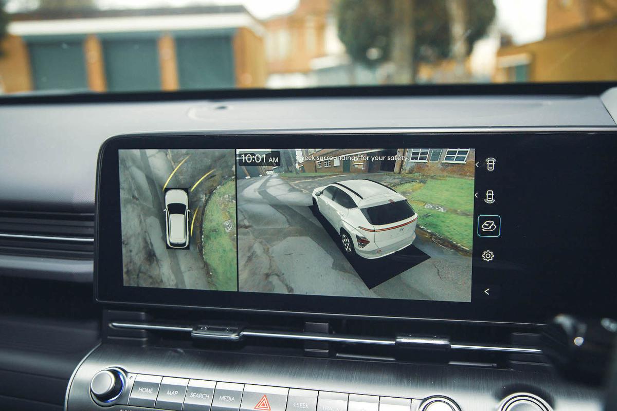 Hyundai Kona Electric infotainment touchscreen