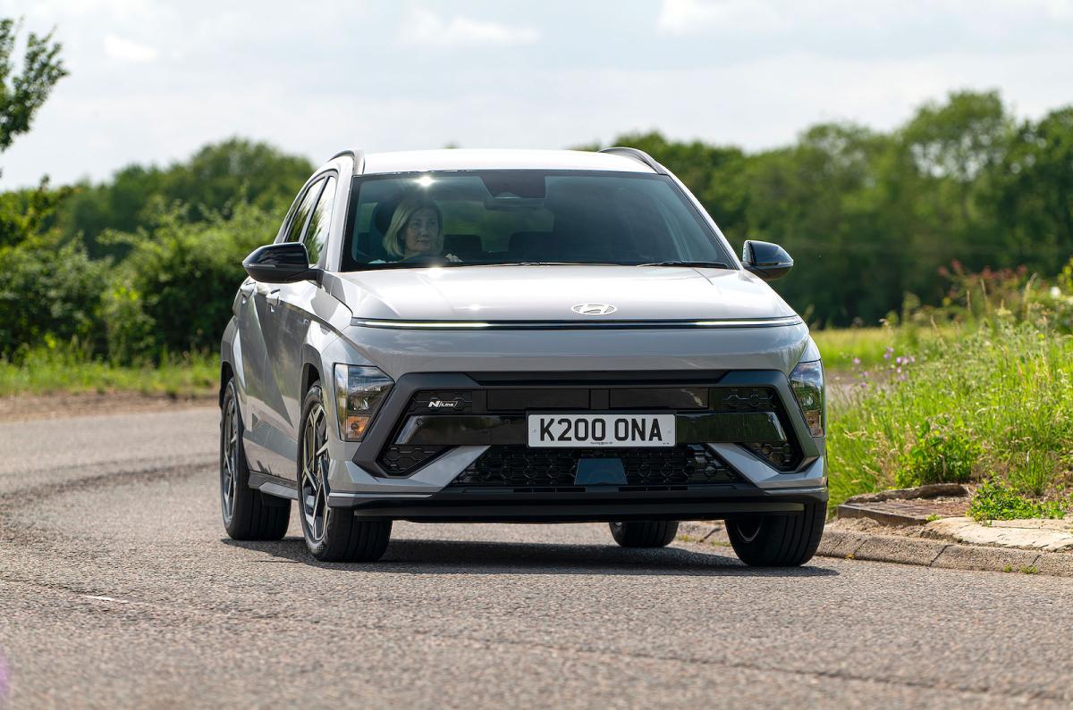 Hyundai Kona front driving