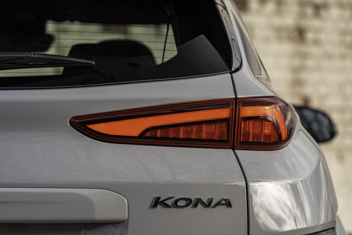 Hyundai Kona N 2021 rear light detail