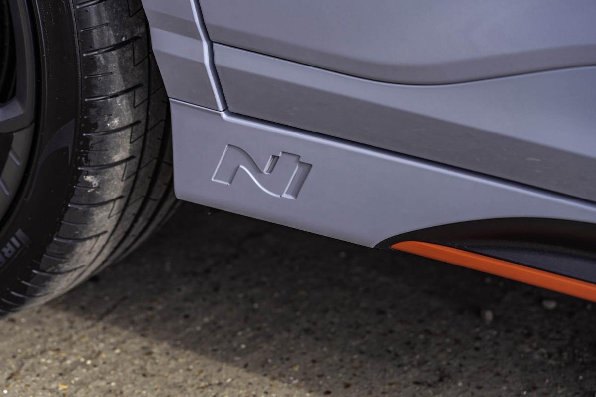 Hyundai Kona N 2021 skirt detail