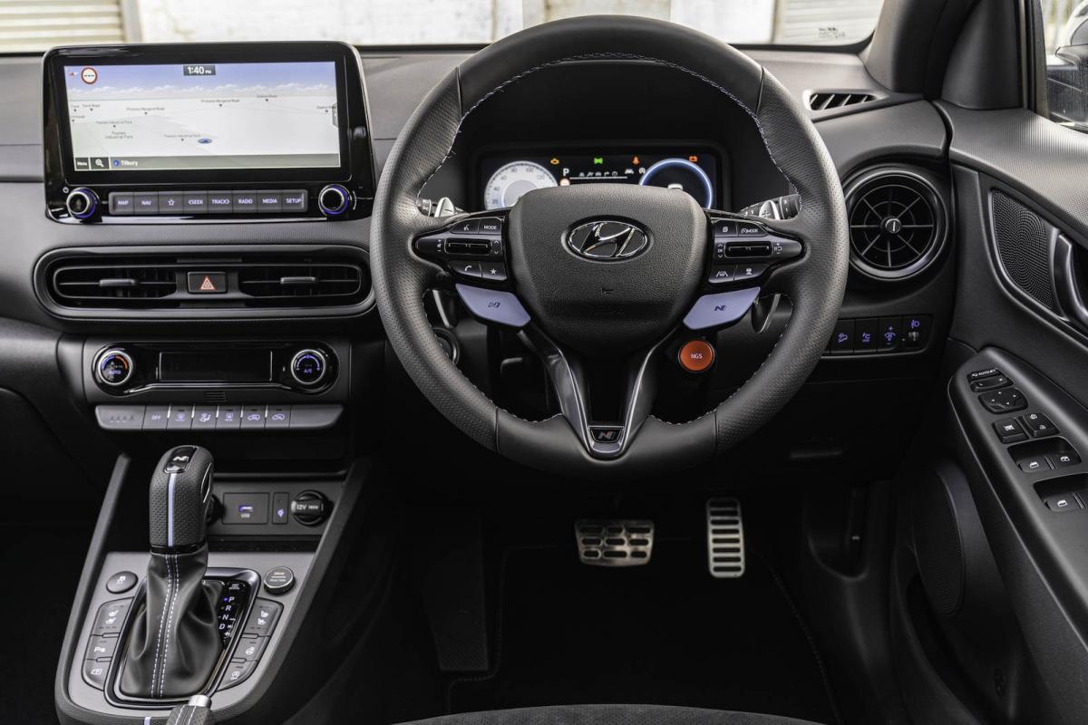Hyundai Kona N 2021 interior dashboard