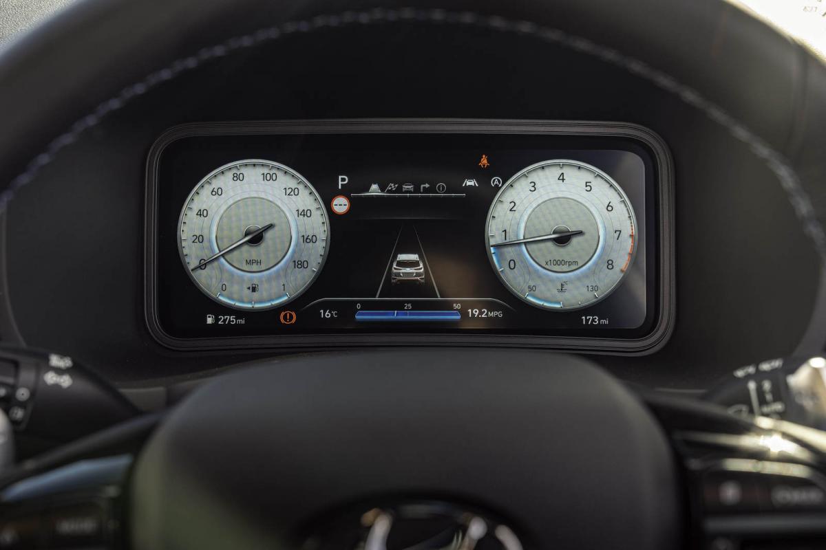 Hyundai Kona N 2021 interior driver display