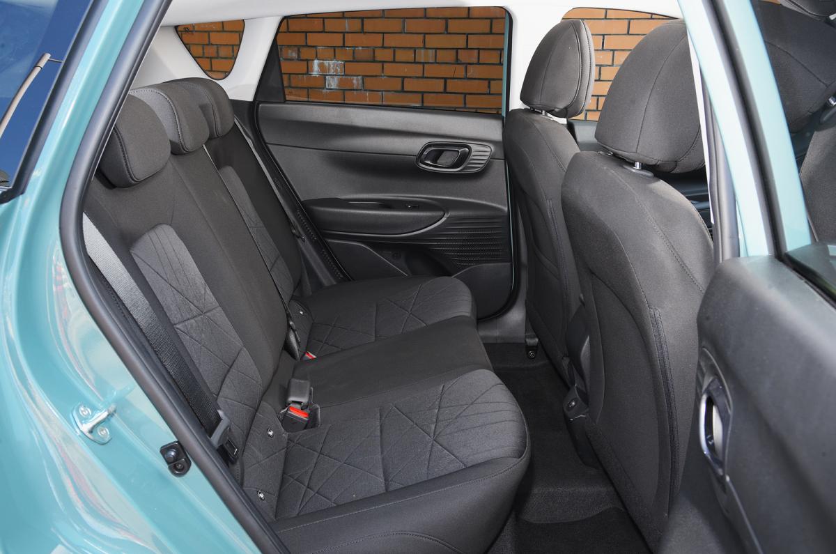 Hyundai Bayon 2021 rear seats