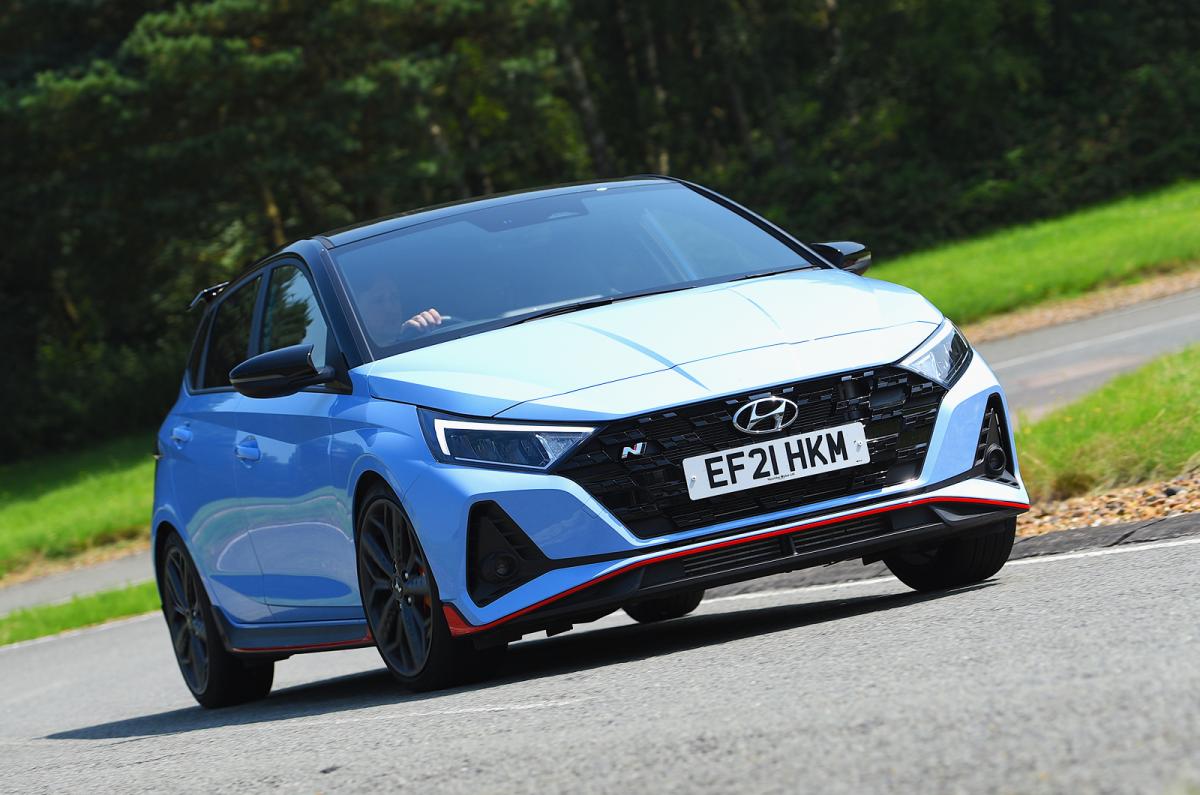 Used Hyundai i20N 2021-present front cornering