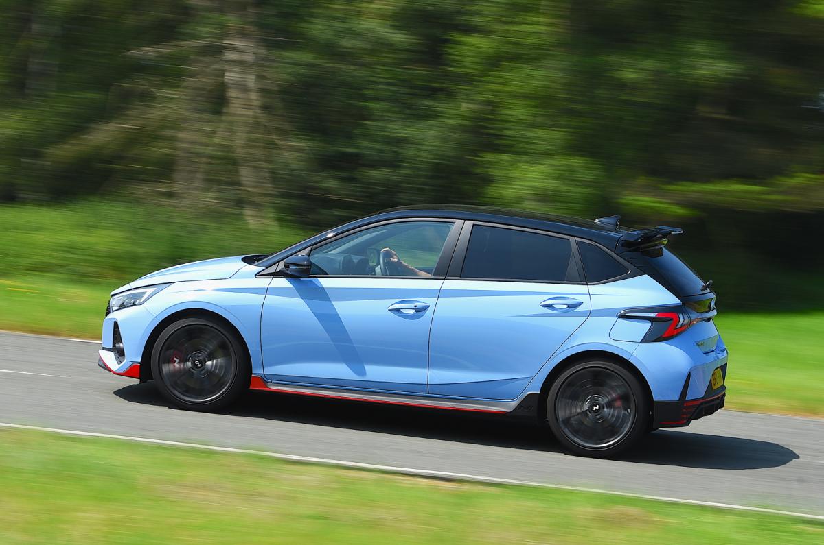 Used Hyundai i20N 2021-2024 side driving