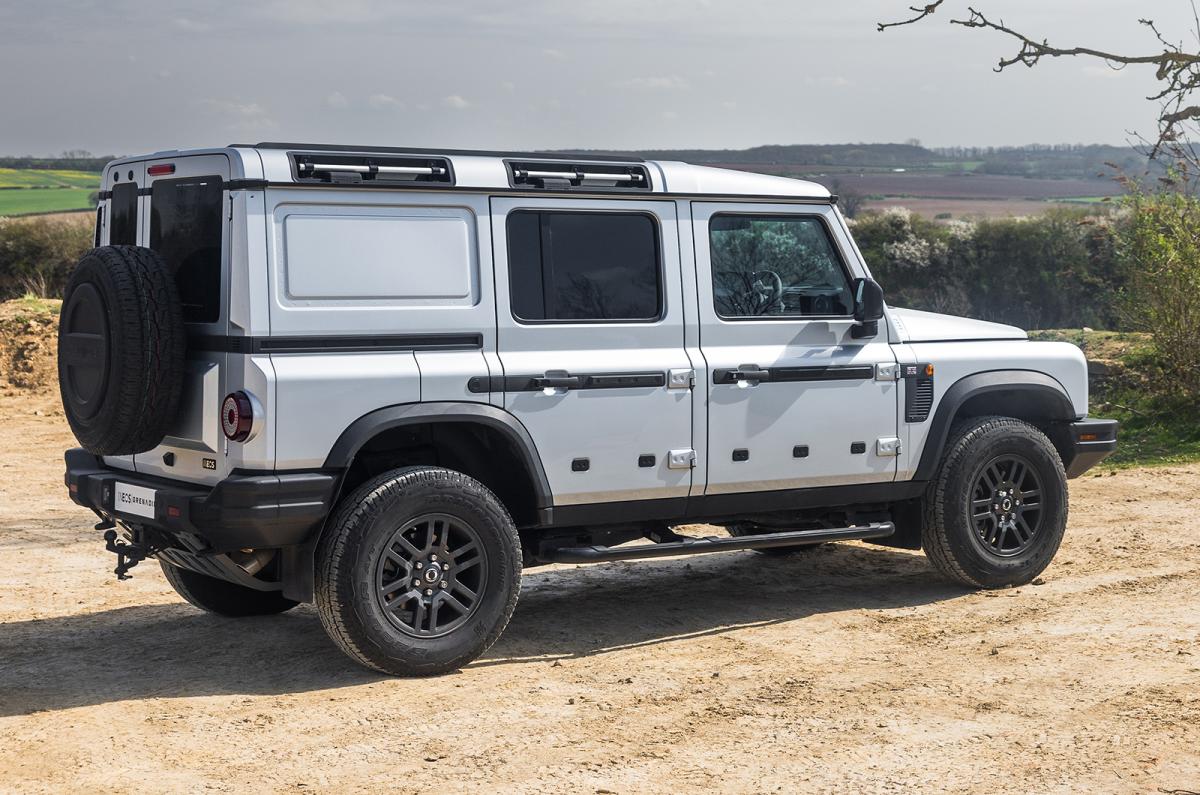 Ineos Grenadier Commercial static rear right