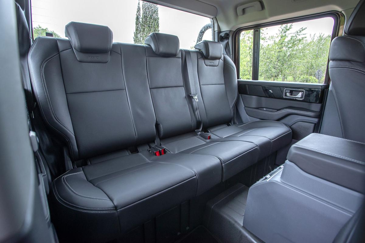 Ineos Grenadier Quartermaster back seats