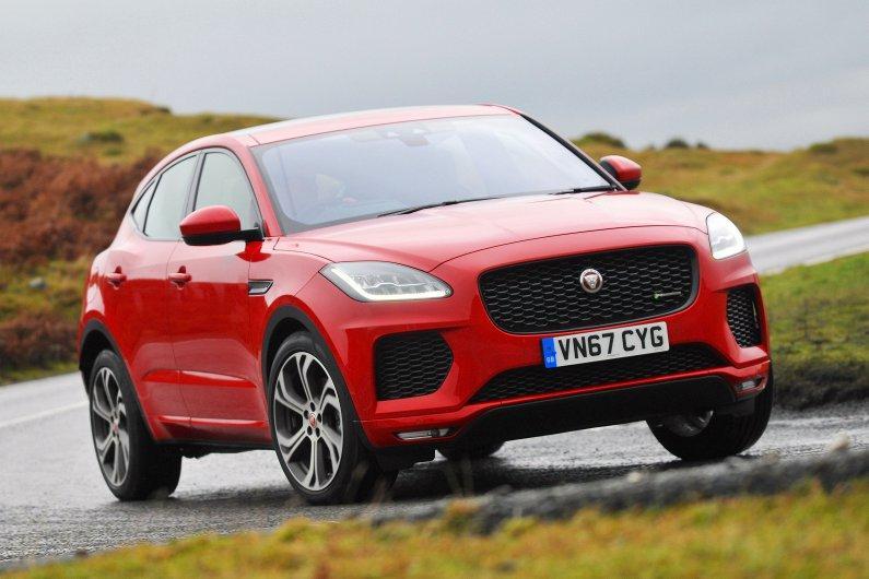 Used Jaguar E-Pace 2017-2024 front cornering