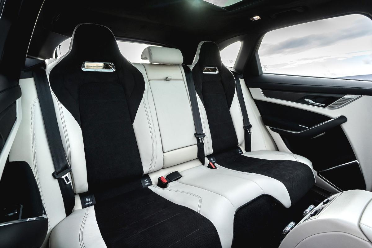 Jaguar F-Pace SVR interior back seats