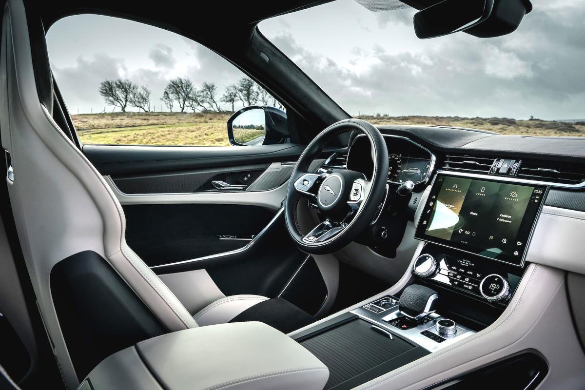 Jaguar F-Pace SVR interior dashboard