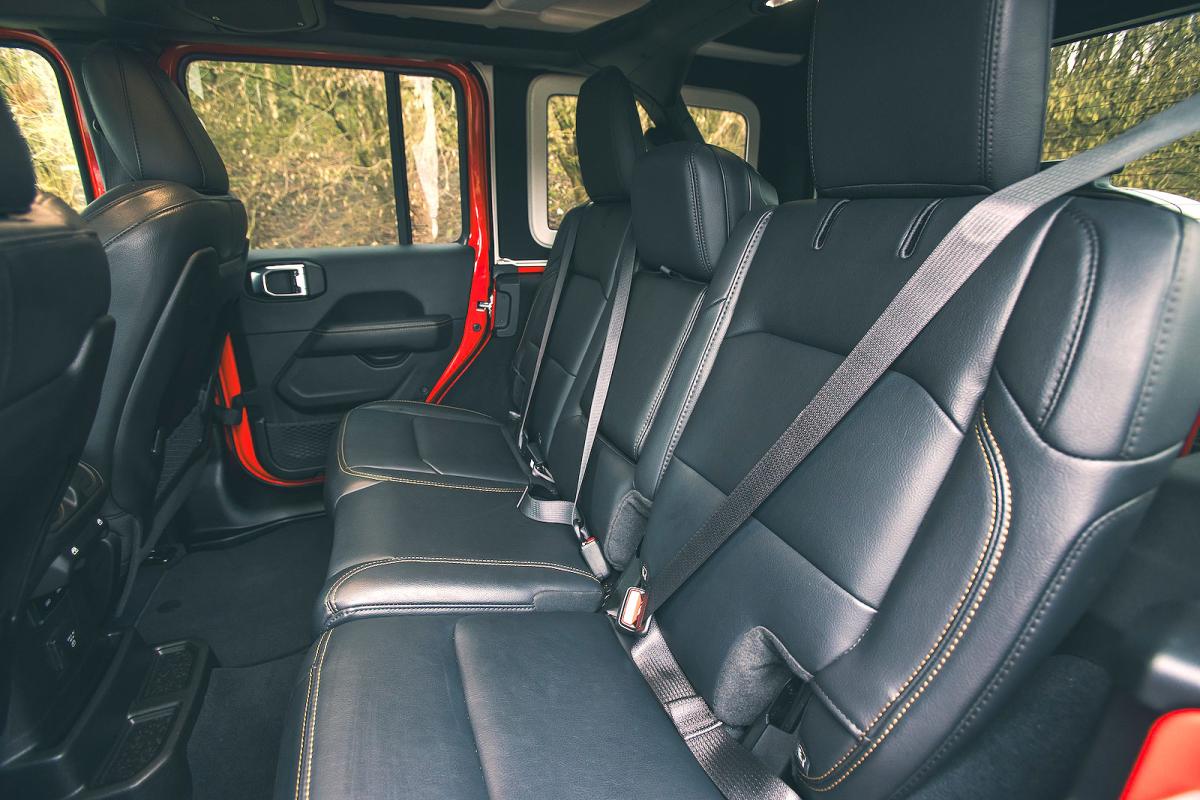 Jeep Wrangler back seats