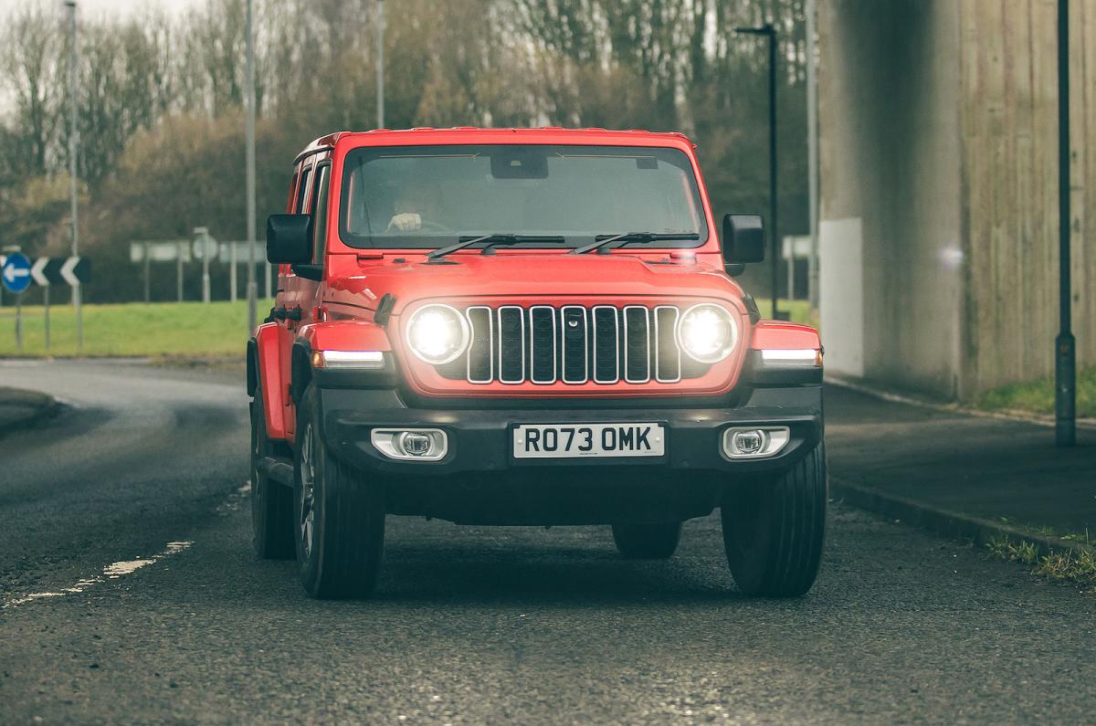 Jeep Wrangler front driving