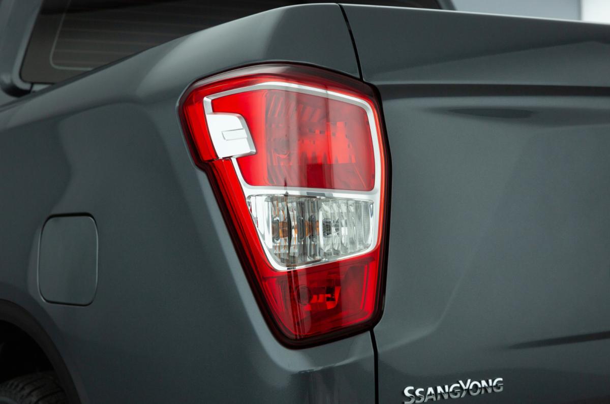 KGM Musso rear light detail