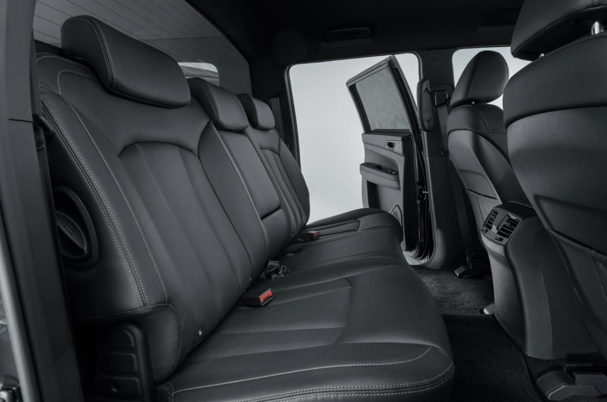 KGM Musso rear seats