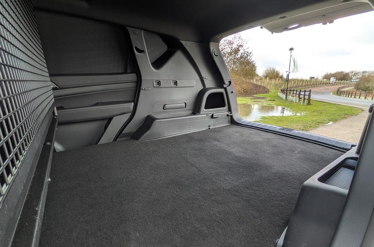 KGM Rexton Commercial load bay side