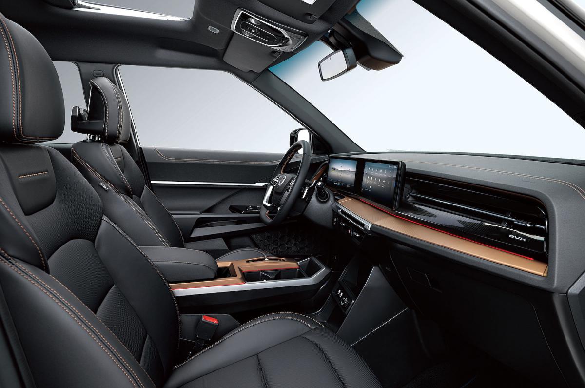 KGM Torres EVX interior front seats