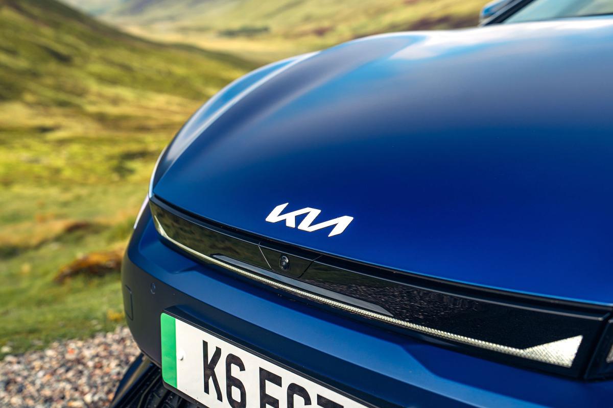 Kia EV6 GT front detail