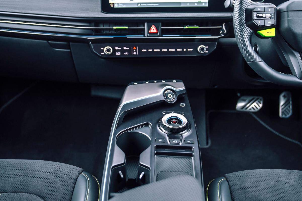 Kia EV6 GT interior detail