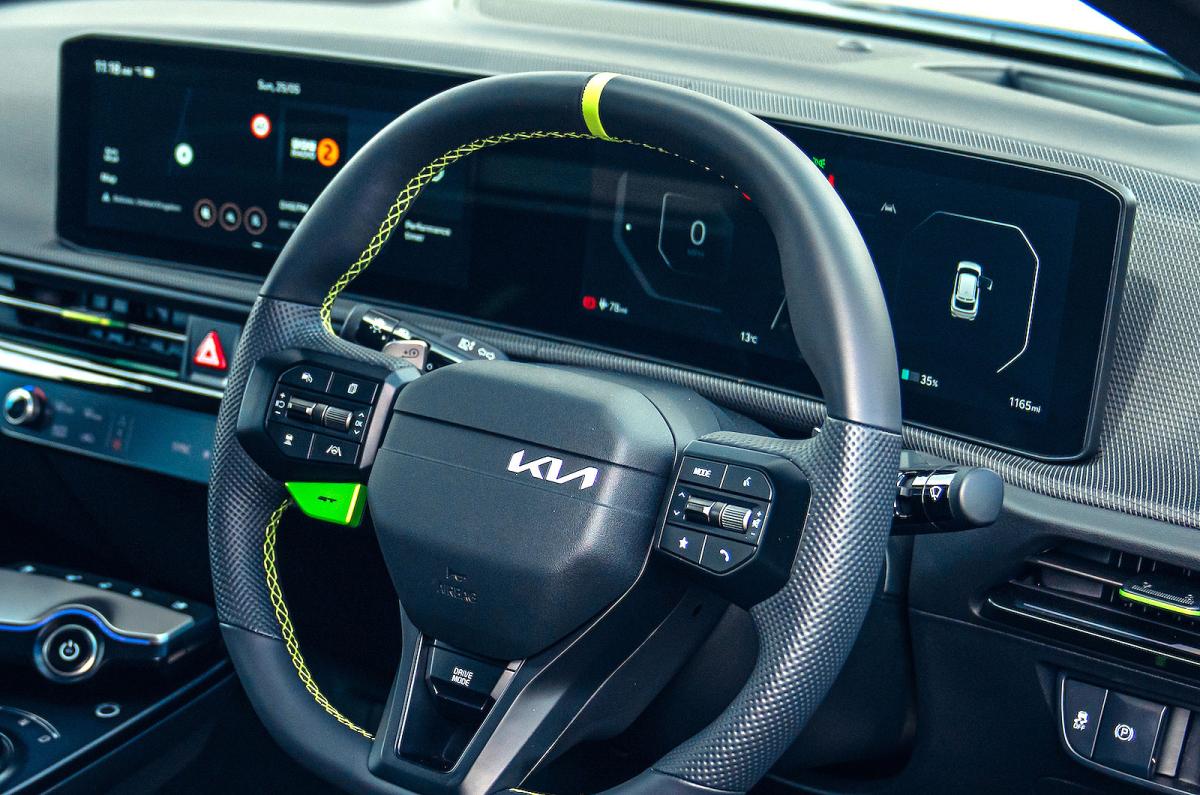 Kia EV6 GT driver display