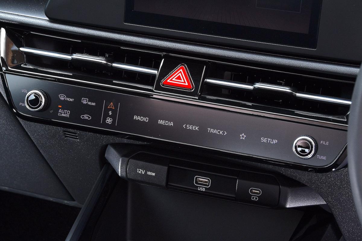 Kia Niro EV interior detail