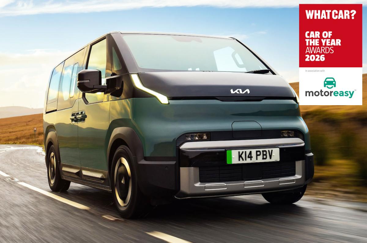 Kia PV5 driving