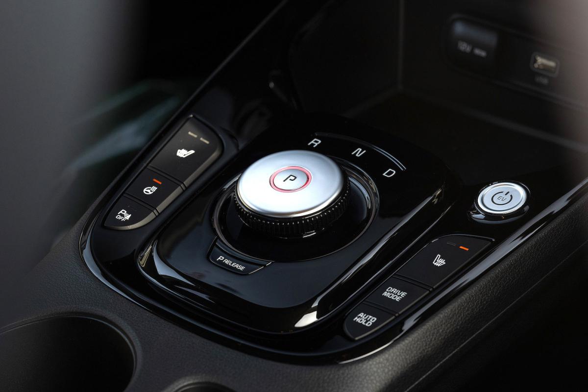 Kia Soul EV interior detail