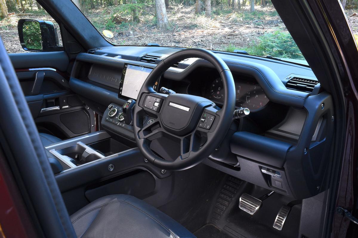 Land Rover Defender steering wheel