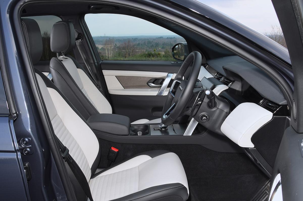 Land Rover Discovery Sport front seats