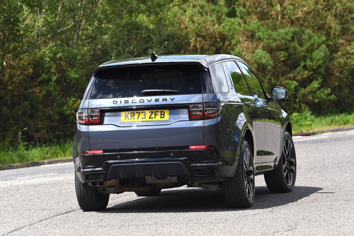 Land Rover Discovery Sport rear cornering