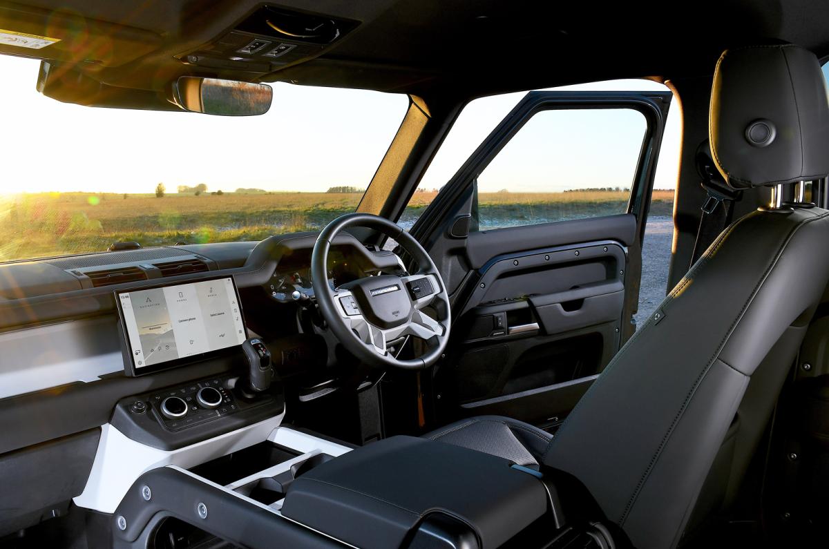 Land Rover Defender interior