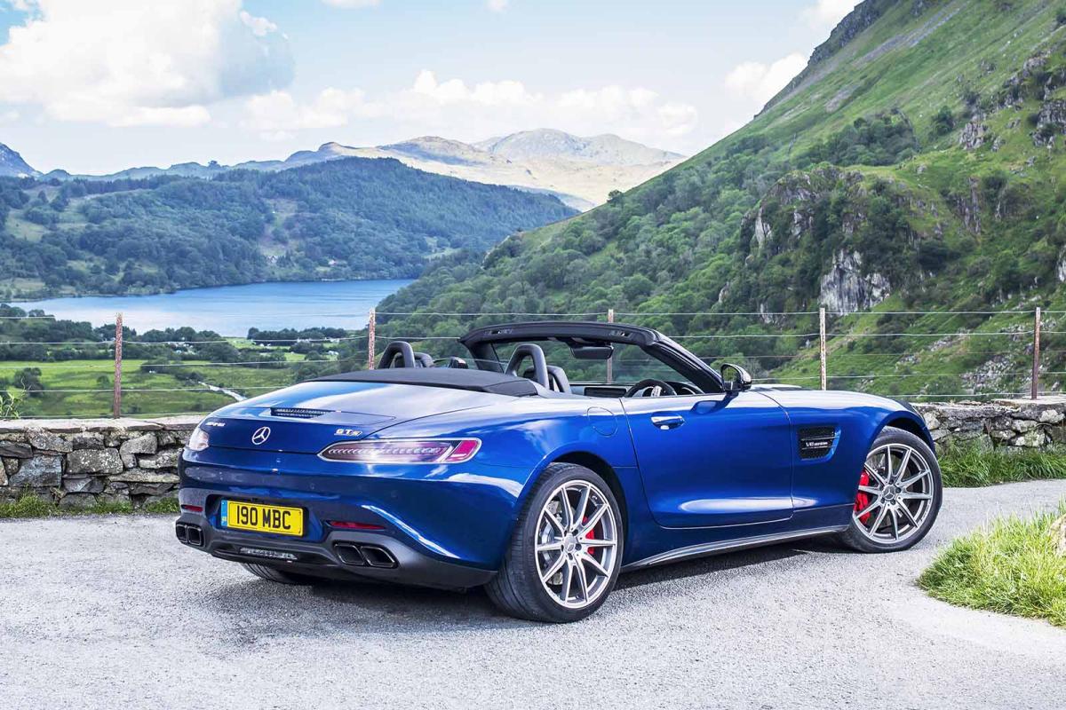 Mercedes-AMG GT Roadster 2019 rear quarter static