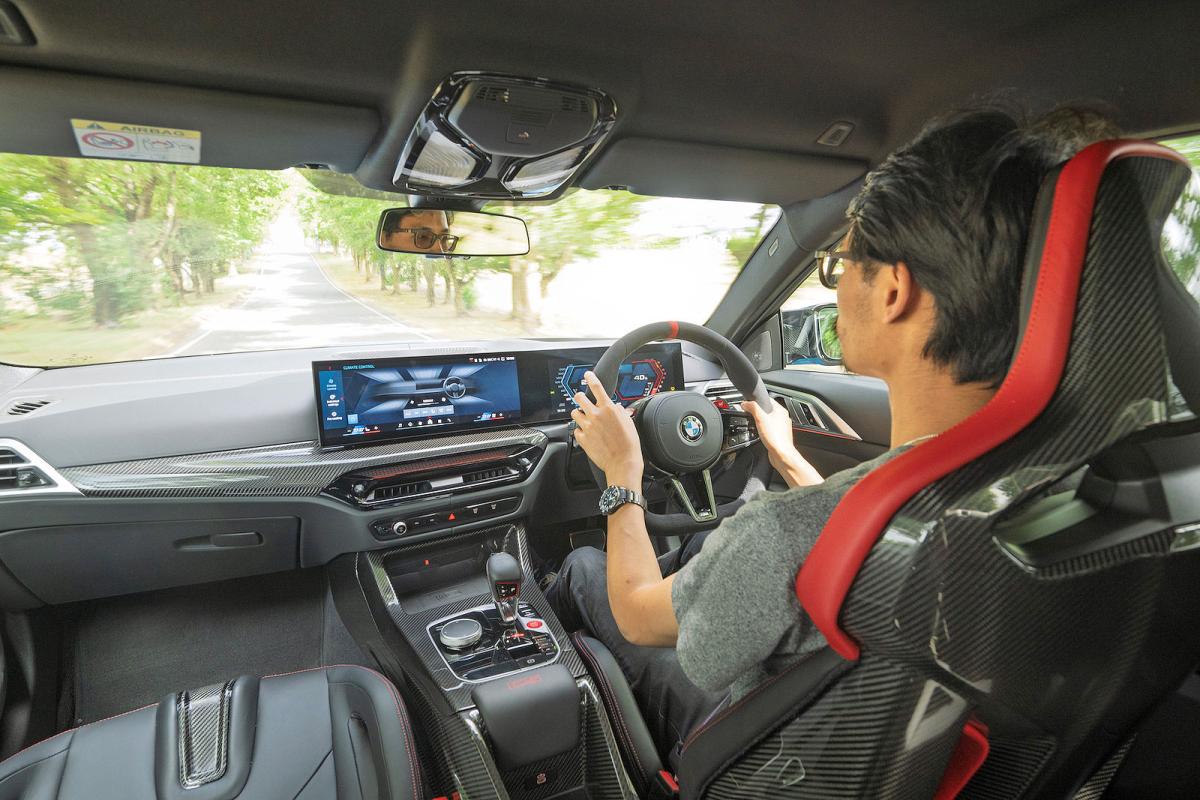 Lawrence Cheung test driving BMW M4 CS