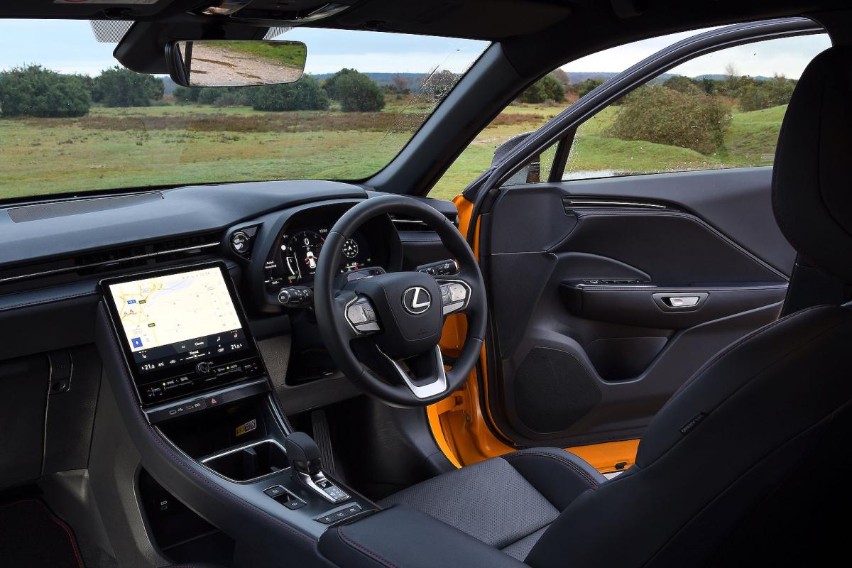 Lexus LBX front seats