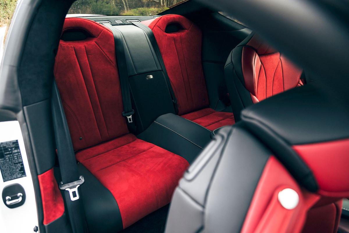 Lexus LC 500 interior back seats