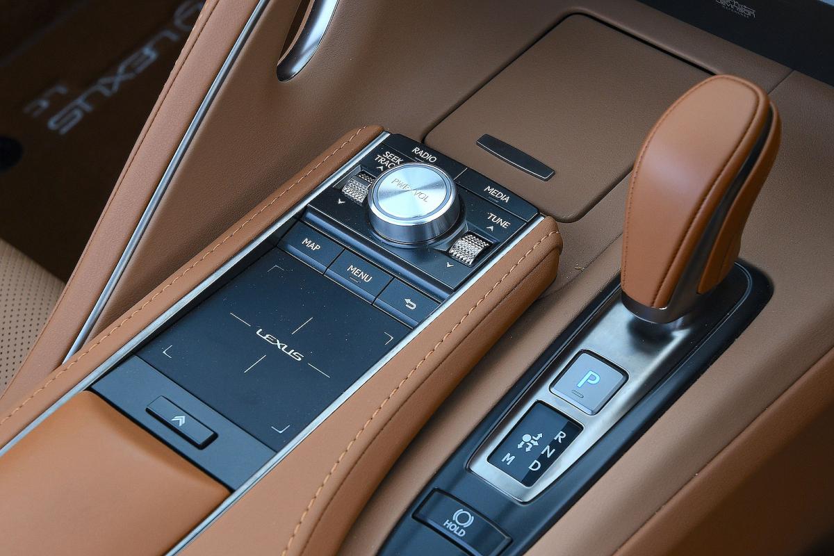 Lexus LC Convertible interior detail