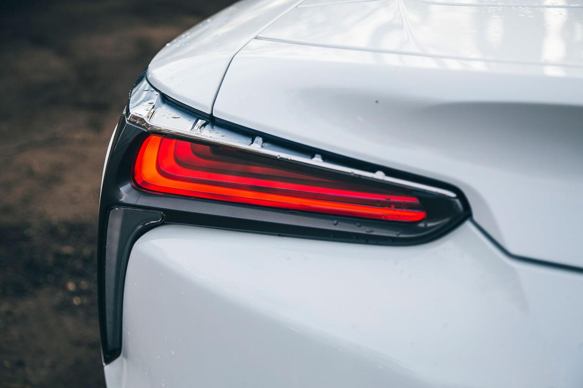 Lexus LC 500 rear lights detail