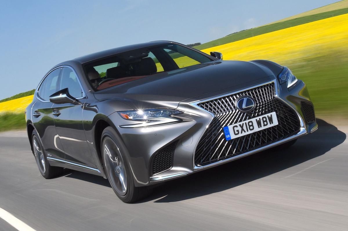 Lexus LS front right driving