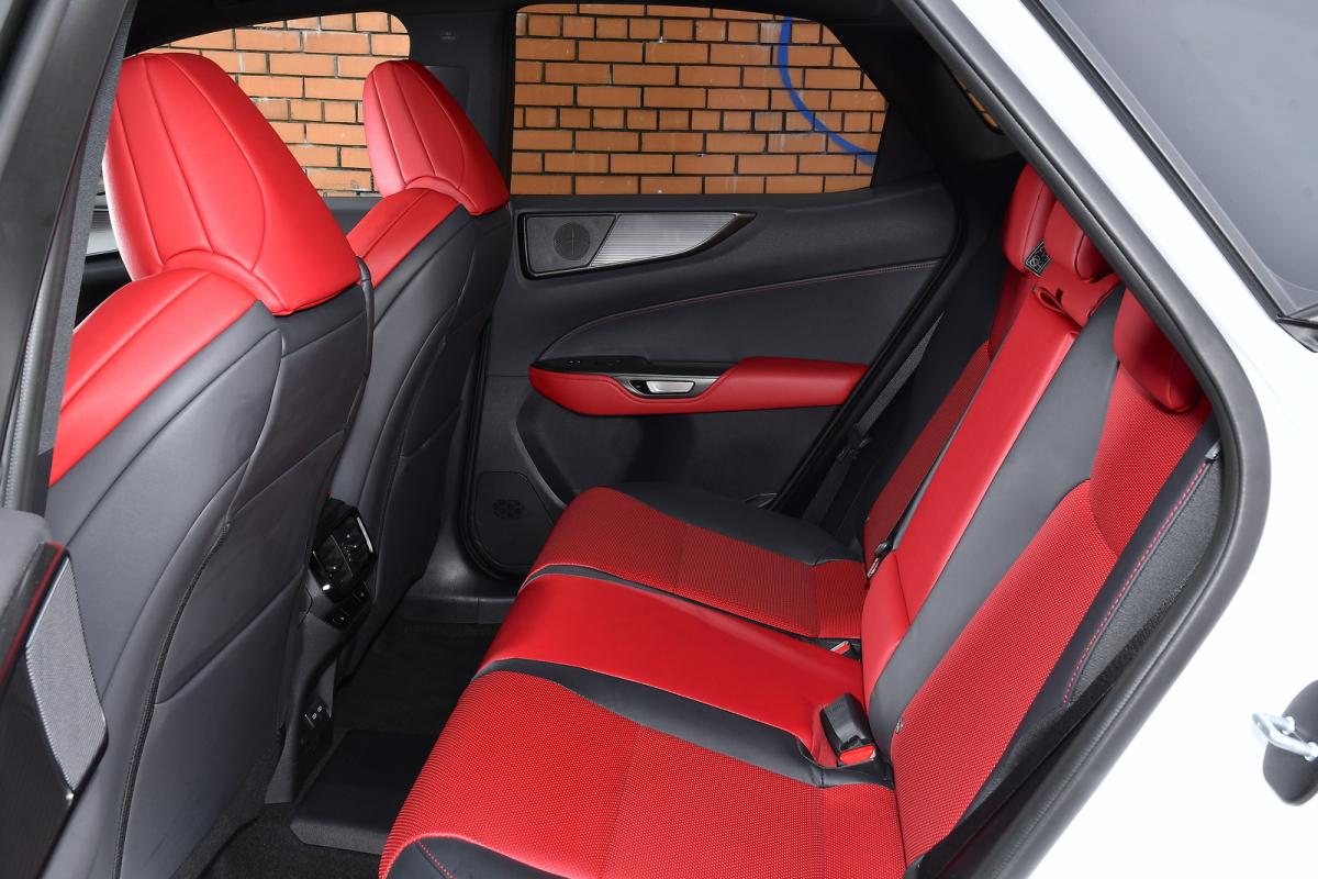 Lexus NX 2022 interior rear seats