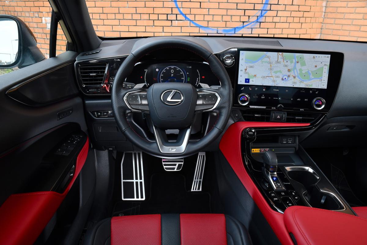 Lexus NX 2022 interior dashboard