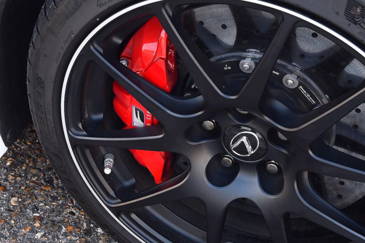 Lexus RC F alloy wheel detail