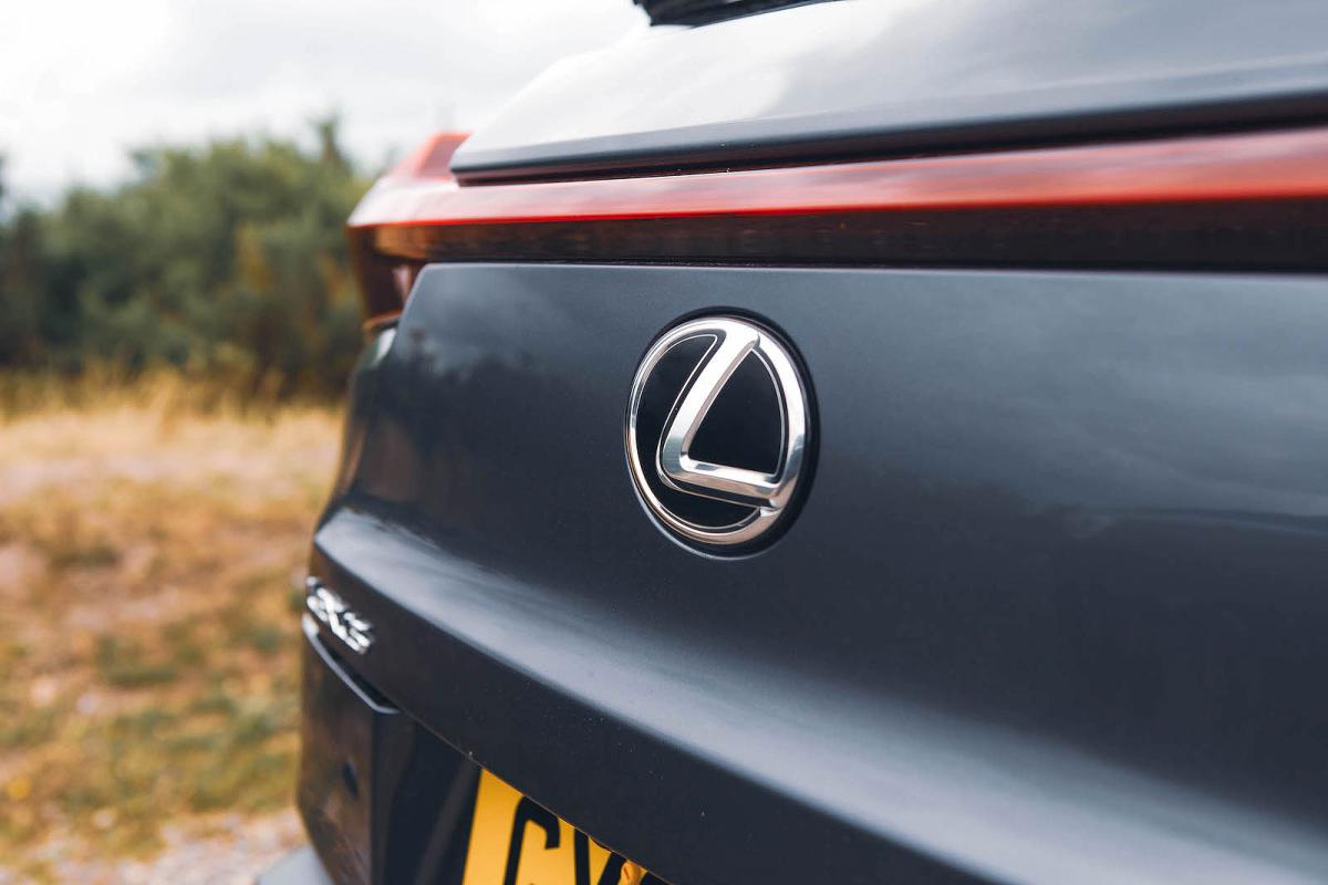 Lexus UX 300e rear badge