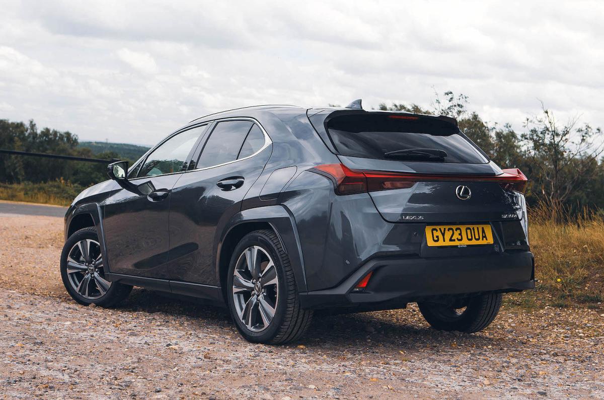 Lexus UX 300e rear left static